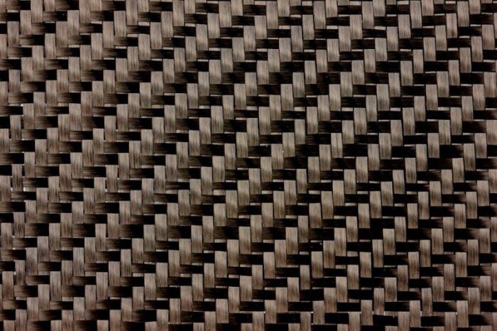 2x2 Twill Weave Carbon Fiber Fabric, 3K, 50x100 Yards