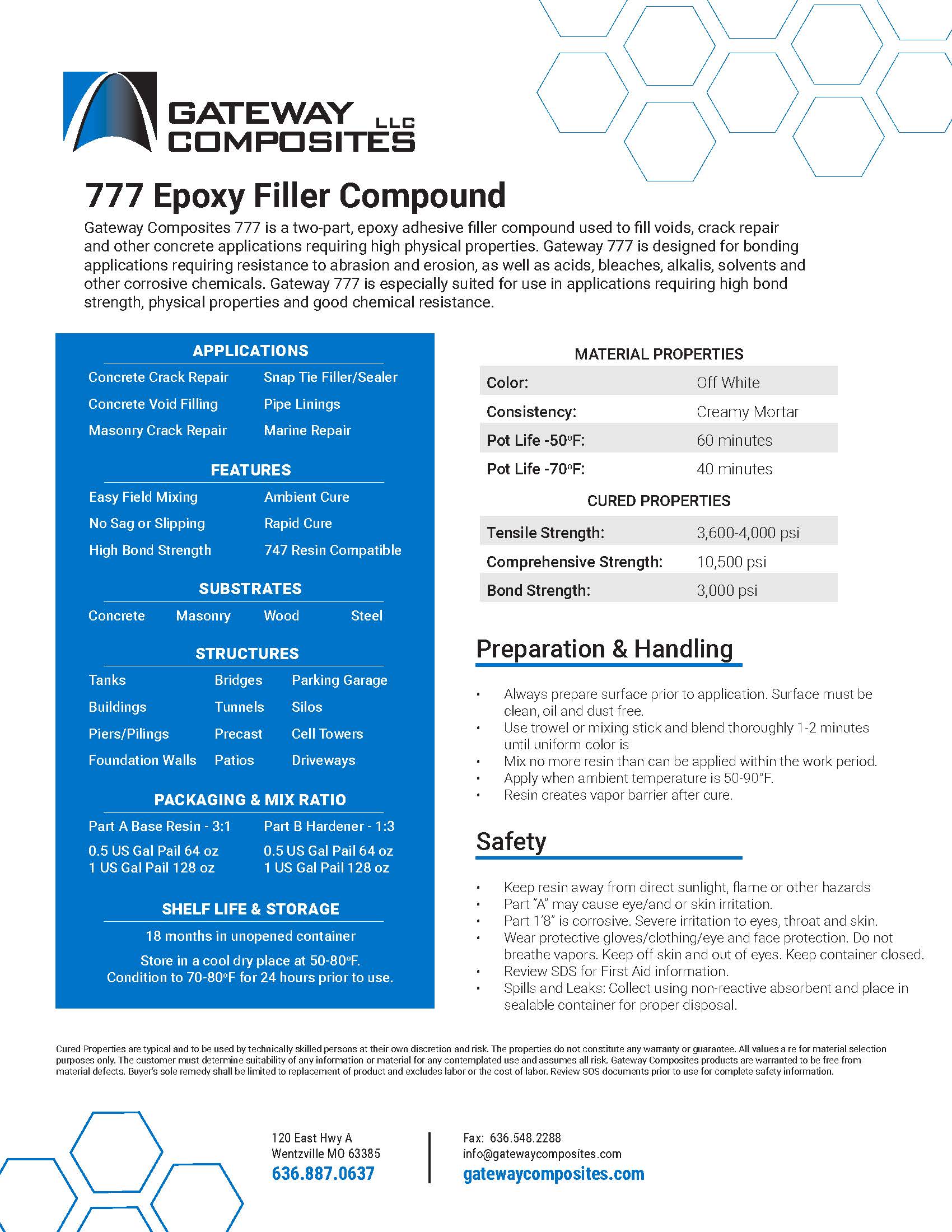 777 Epoxy Filler Compound